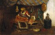 William Merritt Chase The Moorish Warrior Sweden oil painting artist